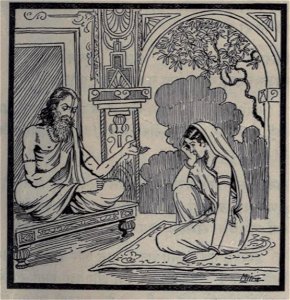 Vidura consoling kunti