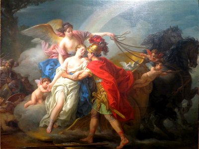 'Venus, Wounded by Diomedes, is Saved by Iris' by Joseph-Marie Vien, 1775