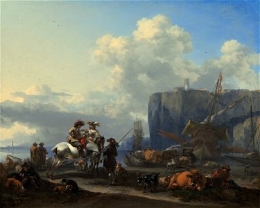 View of an Italian Port A15569