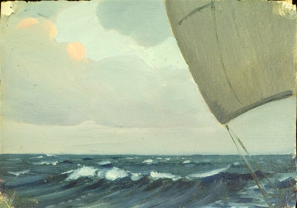 View from a ship at sea RMG BHC3920