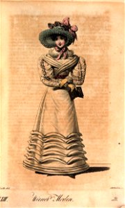Viennese fashion, 1825 (4). Free illustration for personal and commercial use.