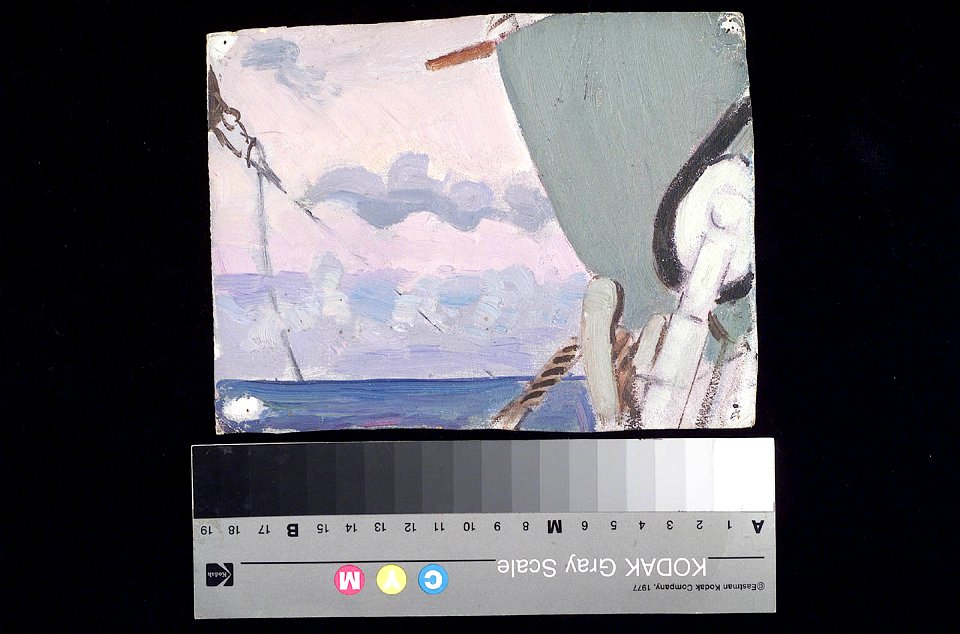 View from a ship at sea RMG BHC3931