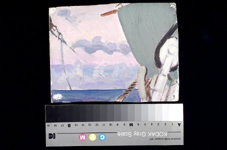 View from a ship at sea RMG BHC3931