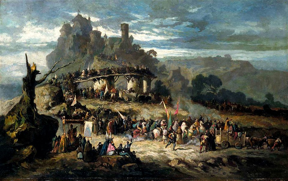 Victor Nehlig - The Departure of the Crusaders - 1984.50 - Smithsonian American Art Museum