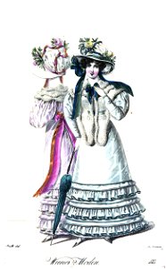Viennese fashion, 1825 (34). Free illustration for personal and commercial use.