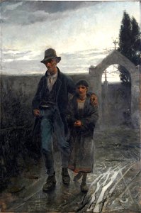 Viejo con niña o Valle de lágrimas o Día de difuntos (Museo del Prado)
