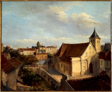 Victor René Garson - L'ancienne église de Belleville - P1680 - Musée Carnavalet