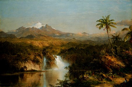 View of Cotopaxi by Frederic Edwin Church 1857