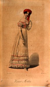 Viennese fashion, 1825 (12). Free illustration for personal and commercial use.
