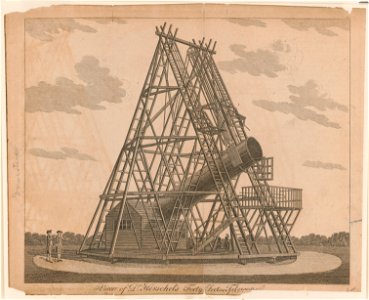View of Dr. Herschel's forty feet telescope LCCN2004669299