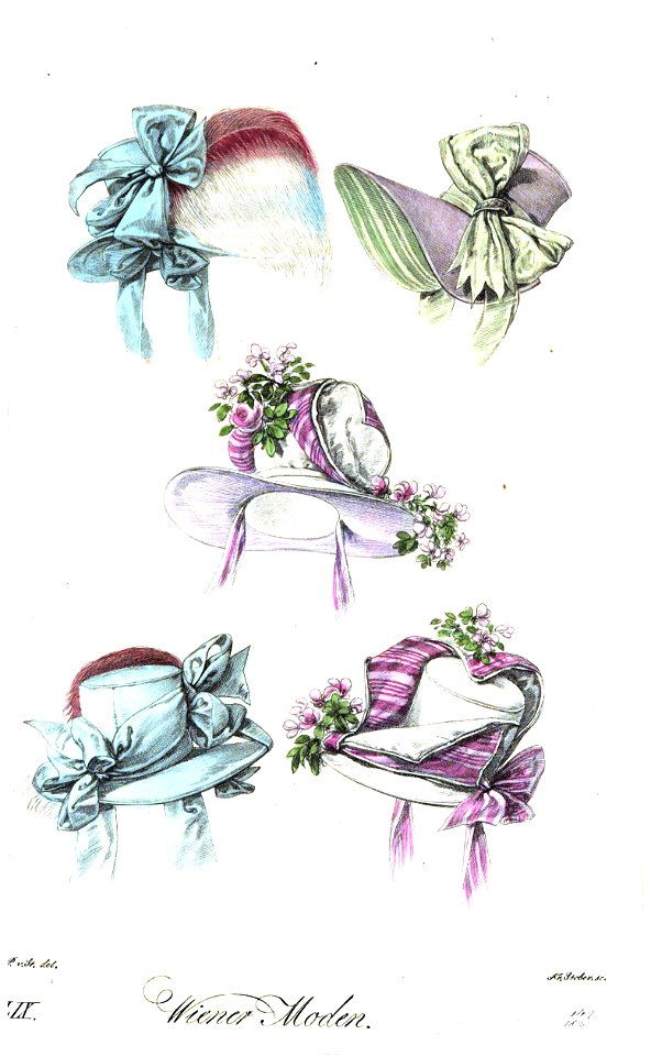 Viennese fashion, 1825 (43)
