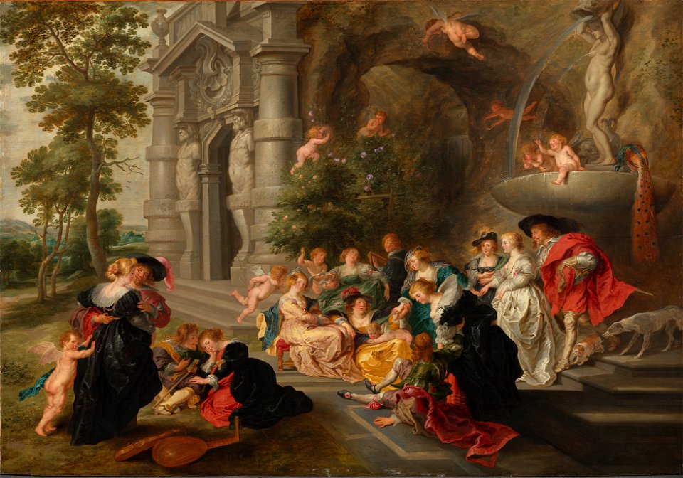 Victor Wolfvoet (II) (Attr.) - Garden of love