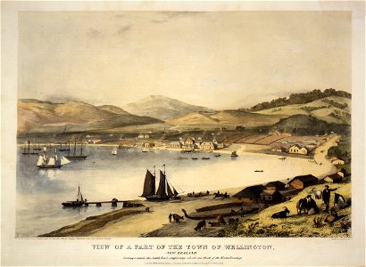 View of a part of the town of Wellington, New Zealand 1992-0035-1735