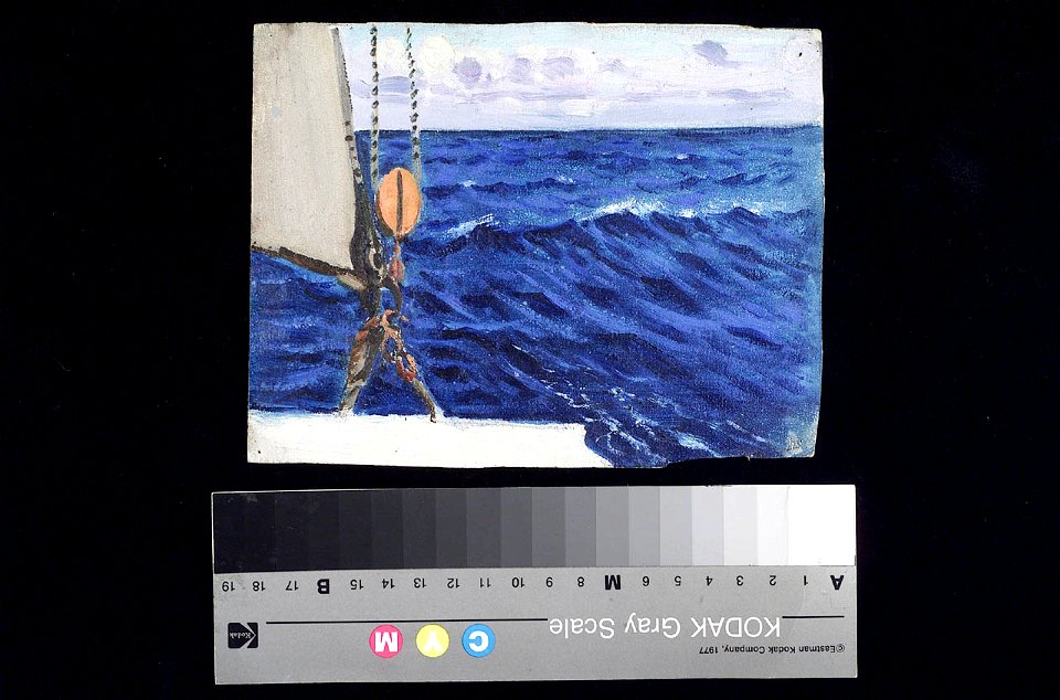 View from a ship at sea RMG BHC3925