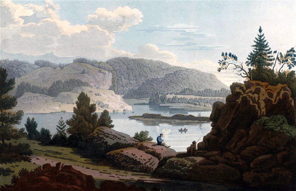 View near Dillengen (JW Edy plate 70)