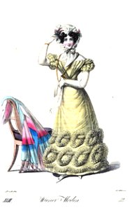 Viennese fashion, 1825 (37). Free illustration for personal and commercial use.