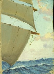 View from a ship at sea RMG BHC3917