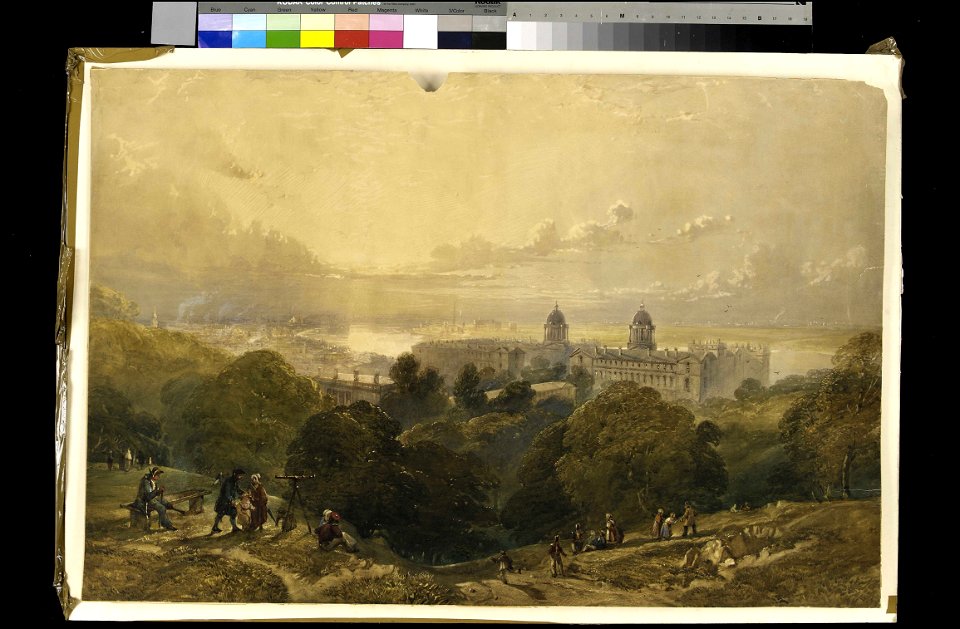 View of Greenwich from the top of Greenwich Park RMG PZ6975