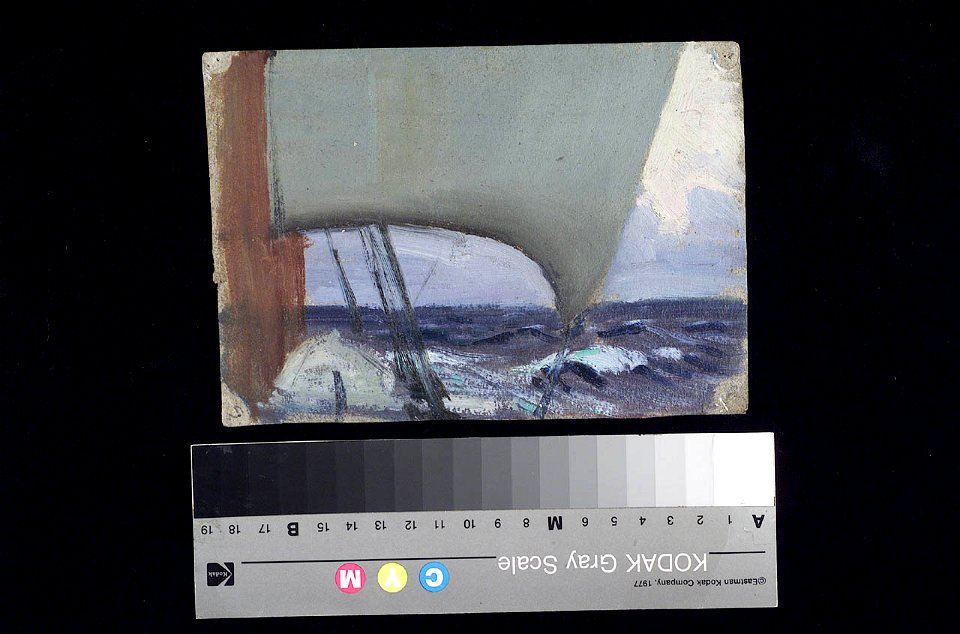 View from a ship at sea RMG BHC3926