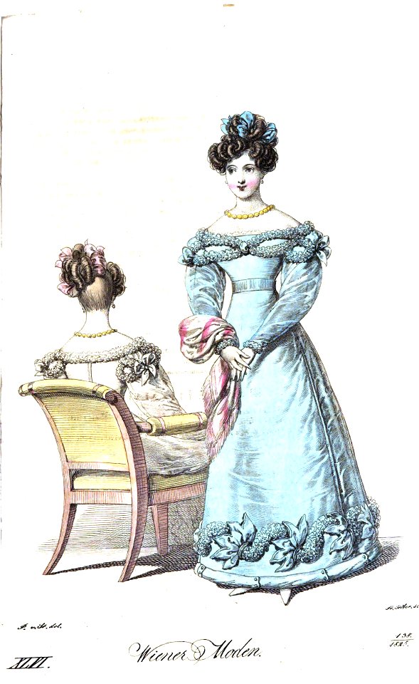 Viennese fashion, 1825 (40)