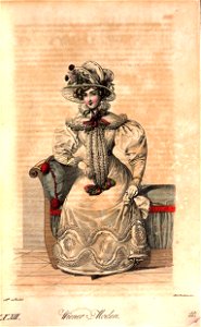 Viennese fashion, 1825 (28). Free illustration for personal and commercial use.