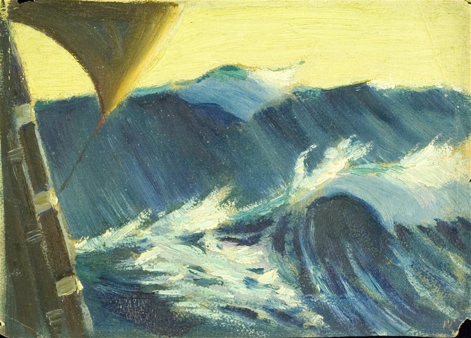 View from a ship at sea RMG BHC3919