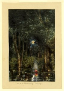 View in the Chickahominy Swamp - McIlvaine. LCCN2004661404