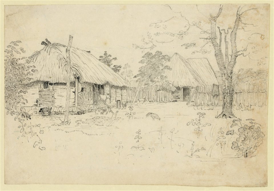 View of Negro village LCCN96522191