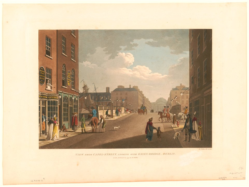 View from Capel-Street, looking over Essex-Bridge Dublin LCCN2003671653