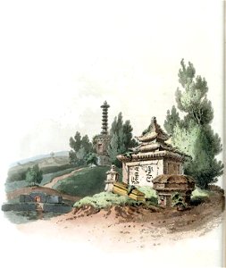 VIEW OF A BURYING-PLACE