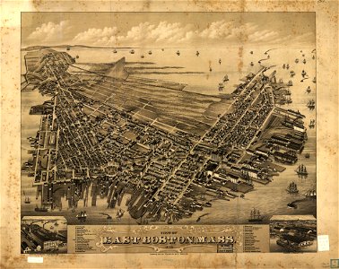 View of East Boston, Mass. 1879. LOC 75694566