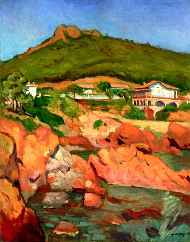 View of Agay, the Red Rocks Albert Marquet (1905)