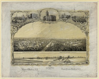 View of Buffalo, N.Y. Ansicht von Buffalo, N.Y. - - gez. & lith. v. R. Buerger ; print. R. Buerger. LCCN2012645636