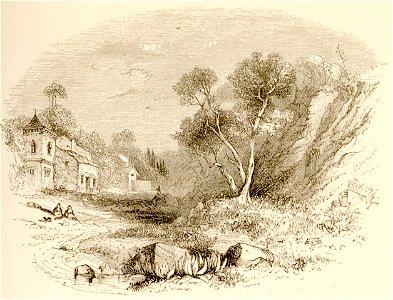 View in the Interior of Aegina-from a Sketch by Hervé - Wordsworth Christopher - 1882