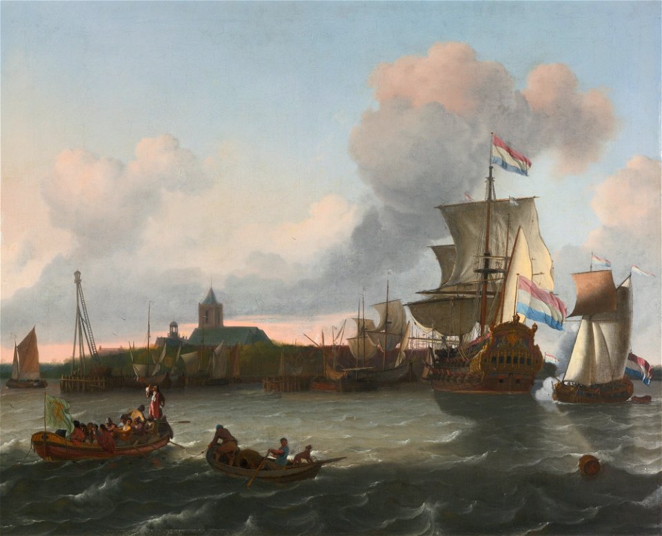 View from the Nieuwe Maas River
