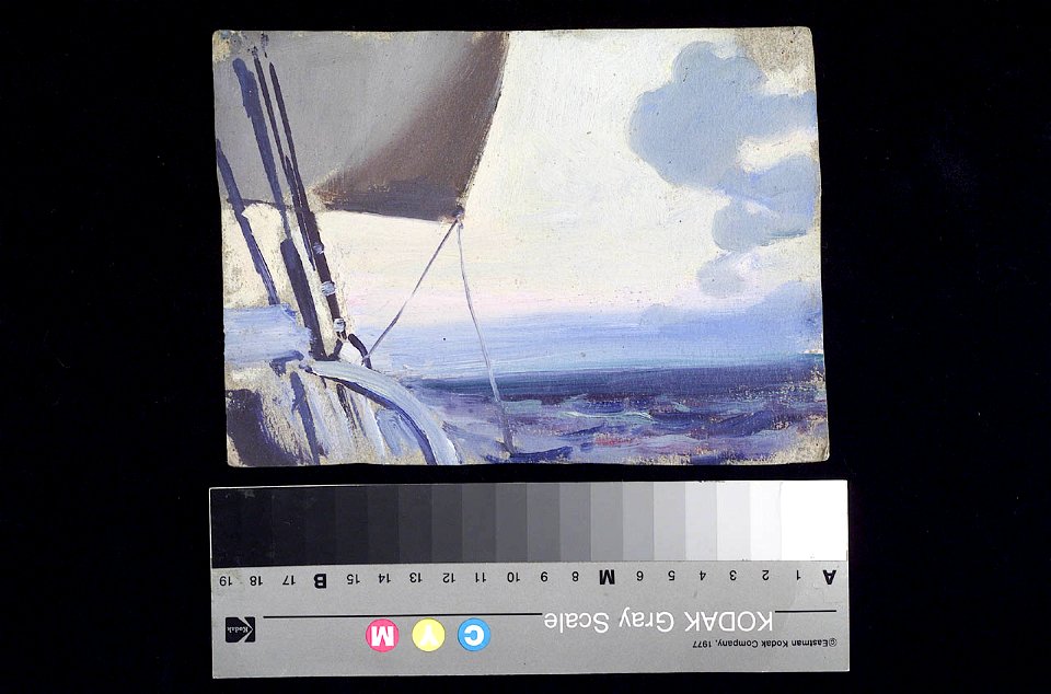 View from a ship at sea RMG BHC3927