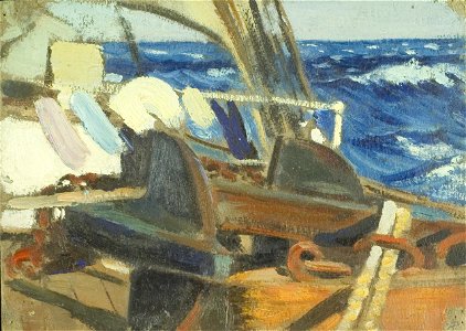 View from a ship at sea RMG BHC3923