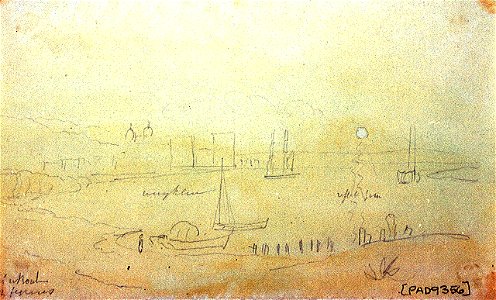 View of Greenwich Hospital from the river RMG PU9356 2