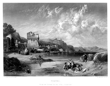 Vietri engraving by William Miller after Clarkson Stanfield