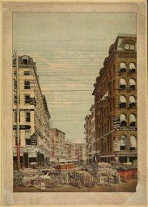 View of Broadway and Maiden Lane, New York City LCCN2003677880
