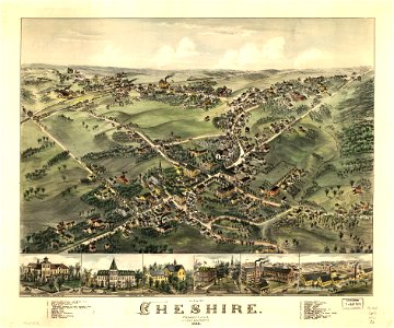 View of Cheshire, Connecticut 1882. LOC 74693236