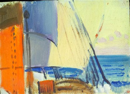 View from a ship at sea RMG BHC3922