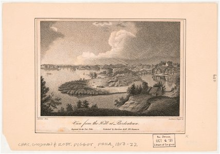 View from the hill at Bordentown - Lawrence pinxt. ; Goodman & Piggot sc. LCCN2004666062