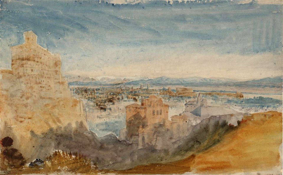 View from the Janiculum Hill, Rome, with the Villa Aurelia, Fontana dell’Acqua Paola and San Pietro in Montorio