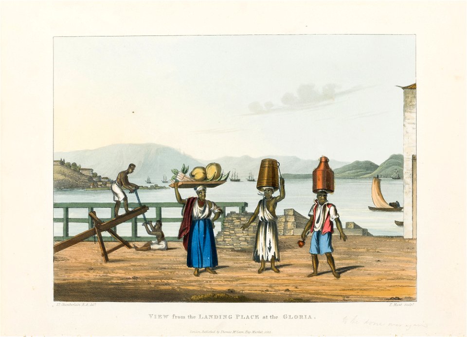 View from the Landing Place at the Gloria (3), da Coleção Brasiliana Iconográfica