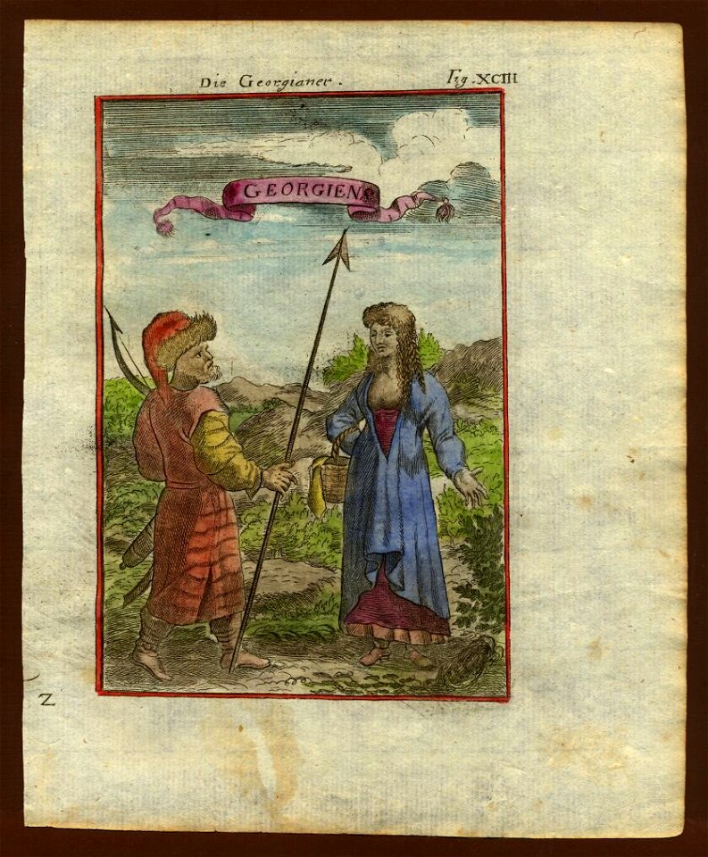View of Georgians, Description de L'Universe (Alain Manesson Mallet, 1719)
