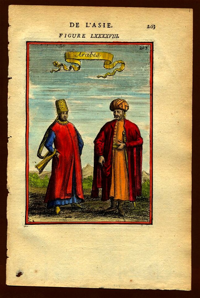 View of Arabs, 1683