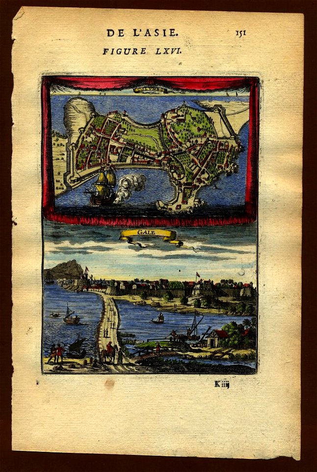 View of Columbo and Point de Galle, 1683