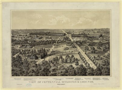 View of centennial buildings & grounds LCCN2003680655
