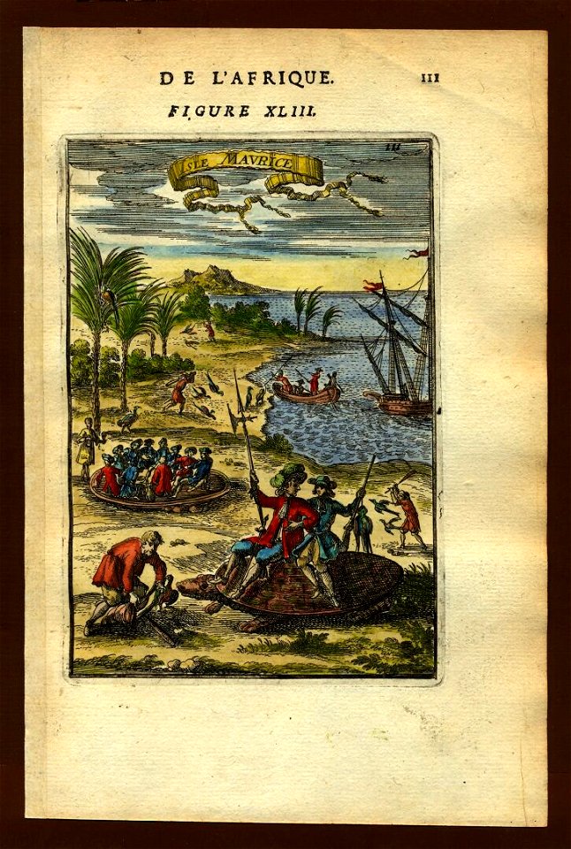 View of Mauritius, 1683